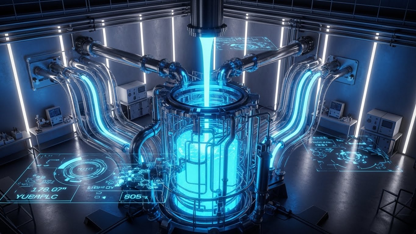 Ilustrasi potensi energi nuklir Thorium sebagai sumber energi masa depan yang bersih.